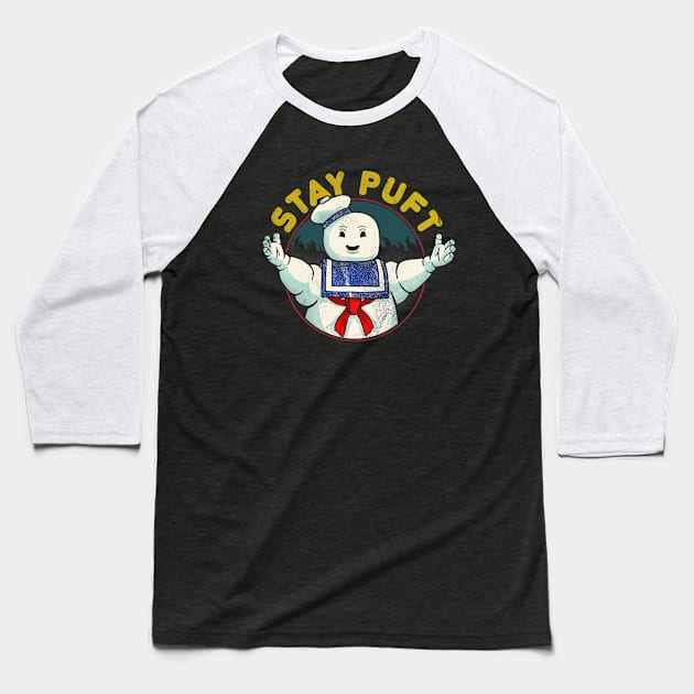 Stay Puft Baseball T-Shirt by FanFreak